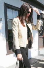KENDALL JENNER Leaves a Salon in Los Angeles 05/27/2015