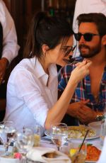 KENDALL JENNER Out for Dinner at Il Pastio in Beverly Hills 05/01/2015
