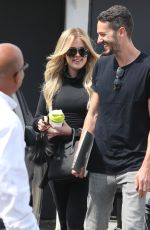 KHLOE KARDASHIAN Leaves a Hair Salon in Beverly Hills 05/06/2015