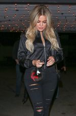 KHLOE KARDASHIAN Out for Dinner in Los Angeles 05/21/2015