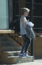 KIM BASINGER Leaves a Gym in Los Angeles