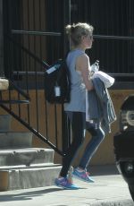 KIM BASINGER Leaves a Gym in Los Angeles