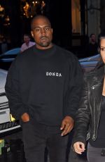 KIM KARDASHIAN and Kanye West Out for Dinner in New York 05/02/2015