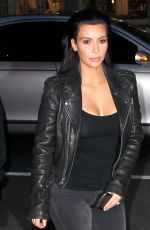 KIM KARDASHIAN and Kanye West Out for Dinner in New York 05/02/2015