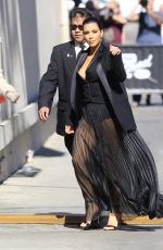 KIM KARDASHIAN Arrives at Jimmy Kimmel Live in Hollywood 04/30/2015