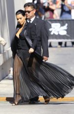 KIM KARDASHIAN Arrives at Jimmy Kimmel Live in Hollywood 04/30/2015