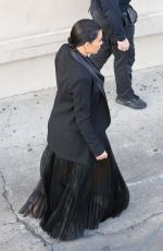 KIM KARDASHIAN Arrives at Jimmy Kimmel Live in Hollywood 04/30/2015