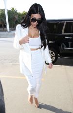 KIM KARDASHIAN Arrives at LAX Airport in Los Angeles 05/09/2015