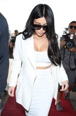KIM KARDASHIAN Arrives at LAX Airport in Los Angeles 05/09/2015
