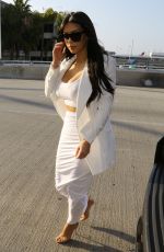 KIM KARDASHIAN Arrives at LAX Airport in Los Angeles 05/09/2015