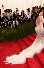 KIM KARDASHIAN at MET Gala 2015 in New York