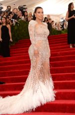 KIM KARDASHIAN at MET Gala 2015 in New York