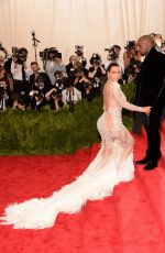 KIM KARDASHIAN at MET Gala 2015 in New York