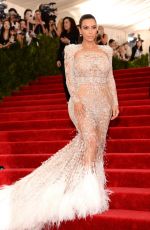 KIM KARDASHIAN at MET Gala 2015 in New York
