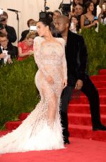 KIM KARDASHIAN at MET Gala 2015 in New York