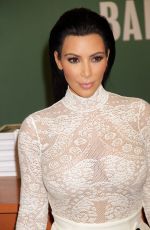 KIM KARDASHIAN at Selfish Book Signing in New York