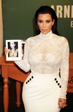 KIM KARDASHIAN at Selfish Book Signing in New York