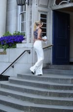 KIMBERLEY GARNER Out Voting in Chelsea