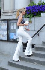 KIMBERLEY GARNER Out Voting in Chelsea