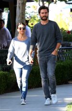 KOURTNEY KARDASHIAN and Scott Disick Out for Dinner in Calabasas