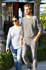 KOURTNEY KARDASHIAN and Scott Disick Out for Dinner in Calabasas