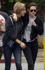 KRISTEN STEWART and Friends Leaves a Restaurant in Los Angeles 05/25/2015