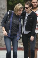 KRISTEN STEWART and Friends Leaves a Restaurant in Los Angeles 05/25/2015