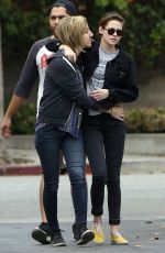 KRISTEN STEWART and Friends Leaves a Restaurant in Los Angeles 05/25/2015