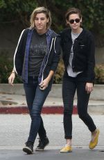 KRISTEN STEWART and Friends Leaves a Restaurant in Los Angeles 05/25/2015