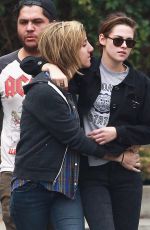 KRISTEN STEWART and Friends Leaves a Restaurant in Los Angeles 05/25/2015