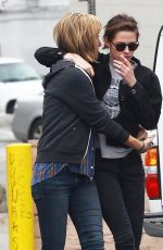 KRISTEN STEWART and Friends Leaves a Restaurant in Los Angeles 05/25/2015