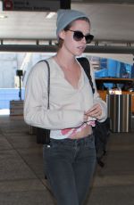 KRISTEN STEWART Arrives at Los Angeles International Airport 05/01/2015