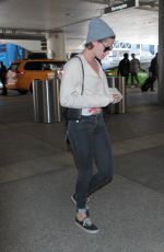KRISTEN STEWART Arrives at Los Angeles International Airport 05/01/2015