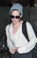 KRISTEN STEWART Arrives at Los Angeles International Airport 05/01/2015