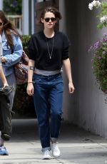 KRISTEN STEWART Out and About in Los Angeles 05/24/2015