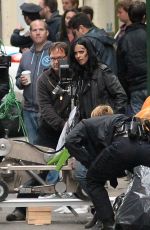 KRYSTEN RITTER on the Set of A.K.A. Jessica Jones in New York 05/21/2015