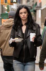 KRYSTEN RITTER on the Set of A.K.A. Jessica Jones in New York 05/21/2015