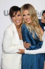 KYLIE JENNER and KHLOE KARDASHIAN at 2015 NBC/Universal Cable Entertainment Upfront in New York