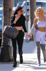 KYLIE JENNER and PIA MIA PEREZ Out and About in West Hollywood 05/28/2015