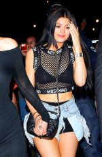 KYLIE JENNER Arrives at MET Gala After Party in New York