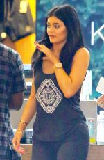 KYLIE JENNER Leaves Pacsun in Santa Monica 05/30/2015