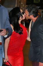 LADY GAGA and Taylor Kinney Kissing Outside Nobu Restaurant in New York