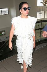 LADY GAGA Arrives Los Angeles International Airport 05/05/2015
