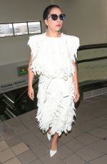 LADY GAGA Arrives Los Angeles International Airport 05/05/2015