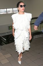 LADY GAGA Arrives Los Angeles International Airport 05/05/2015
