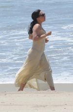 LADY GAGA at a Beach in Los Angeles 05/02/2015