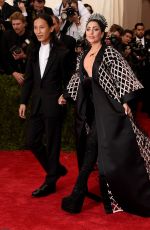 LADY GAGA at MET Gala 2015 in New York