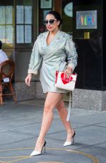 LADY GAGA Leaves Her Apartment in New York 05/05/2015