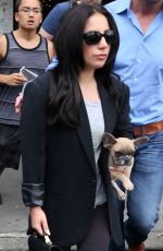 LADY GAGA Leaves Her Apartment in New York 05/12/2015