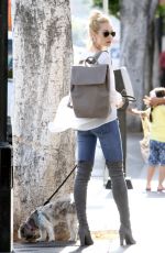 LAURA VANDERVOORT Walks Her Dog Out in Los Angeles 05/11/2015